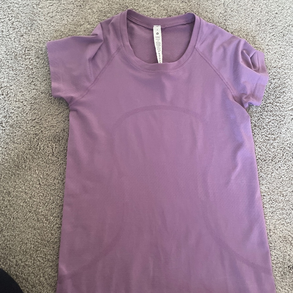 SOLD. COPY - Lululemon Short sleeve swiftly tech in Lavender